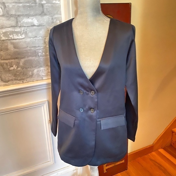 THE DROP-NEW-NAVY CROSSOVER BLAZER - Picture 1 of 4